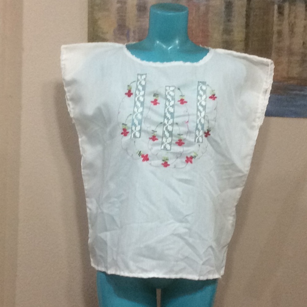 Vintage embroidered top